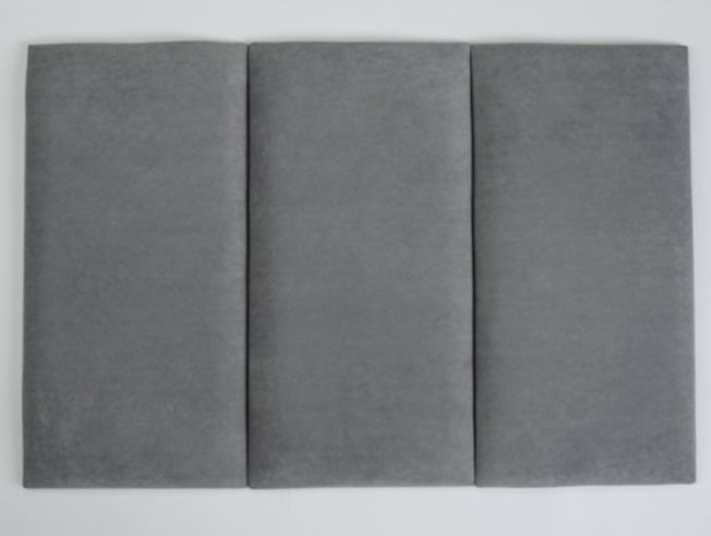 Самоклеюча м'яка стінова панель для ліжка 30см х 60см ВЕЛЮР