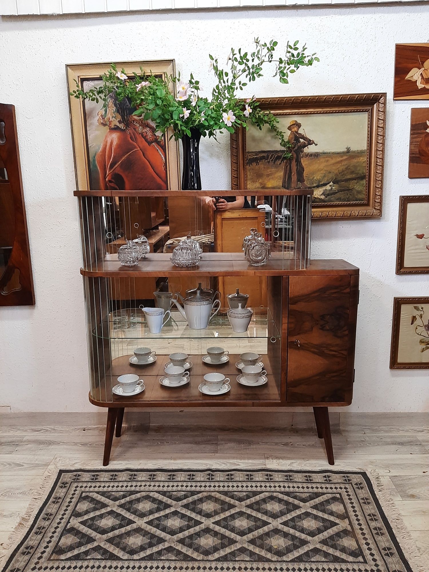 Unikatowa komoda/witrynka w stylu art deco