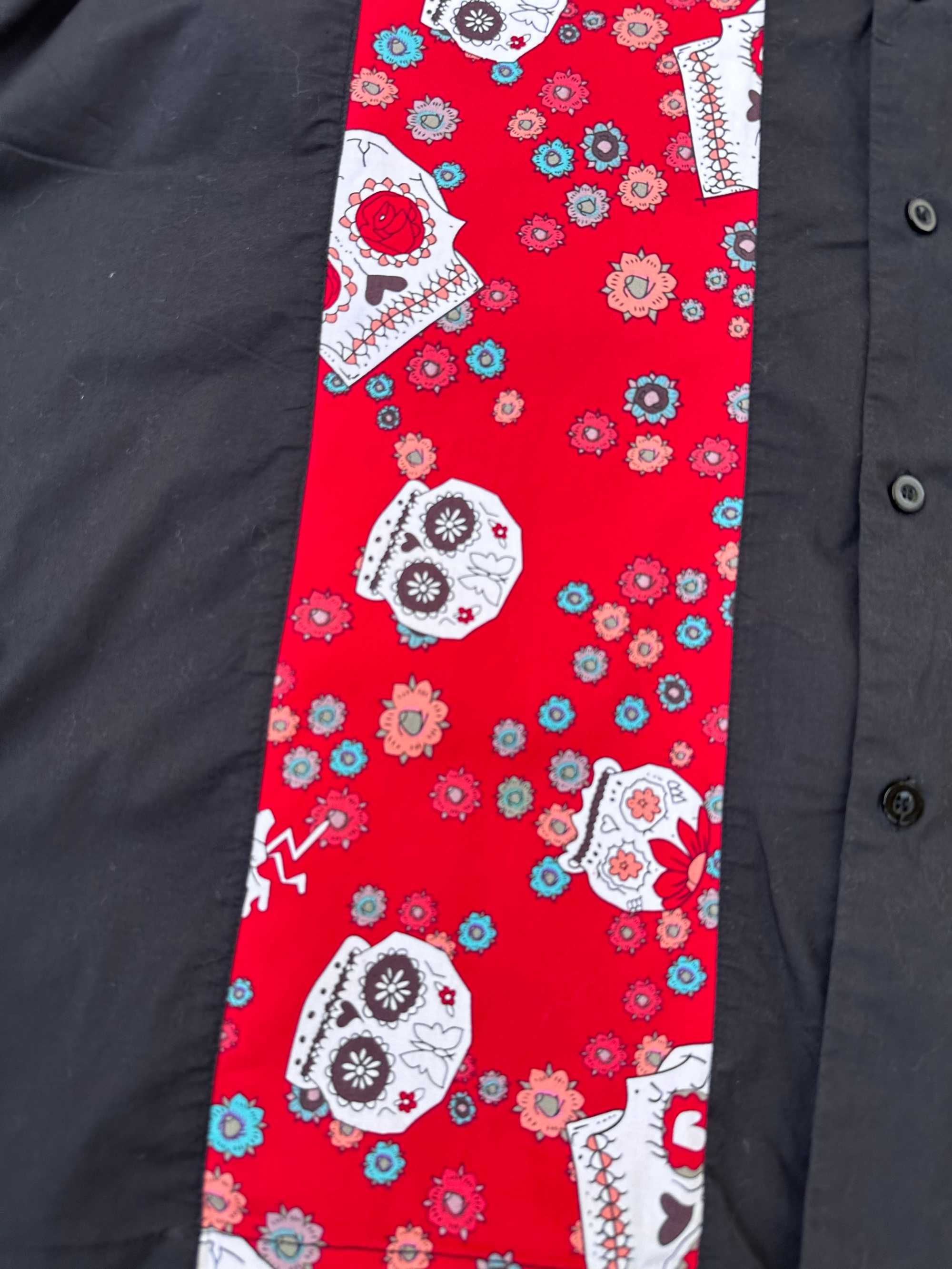 Koszula hawajska retro czaszki streetwear r. XXL