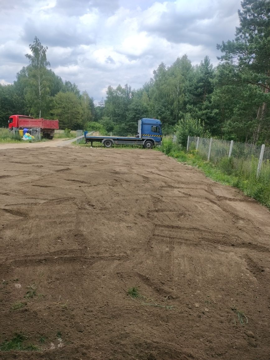 Ziemia przesiana,piasek,żwir,transport,hds,roboty ziemne, minikoparka