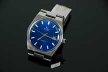 OMEGA Geneva    Stal  Cl.1481 Granatowa tarcza” (rocznik 1973)