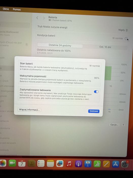 MacBook Pro M2 /13,3” /8GB RAM / 256 GB DYSK/