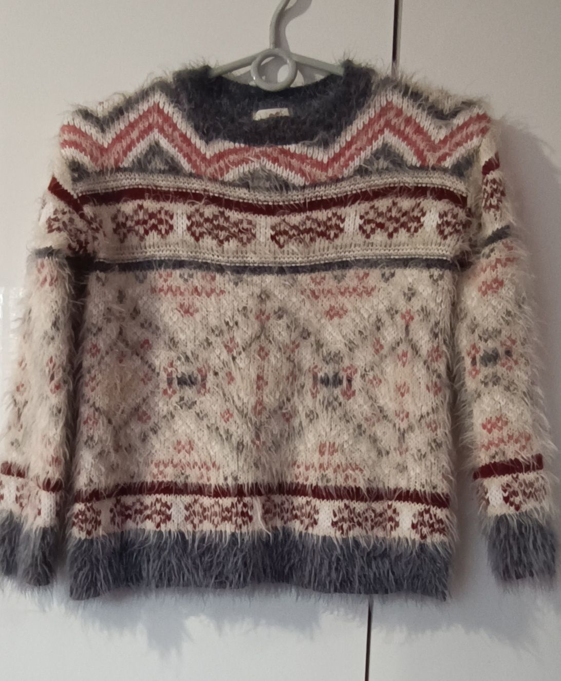 Okazja! Oryginalny ciepły sweter Zara Girl's winter r 128