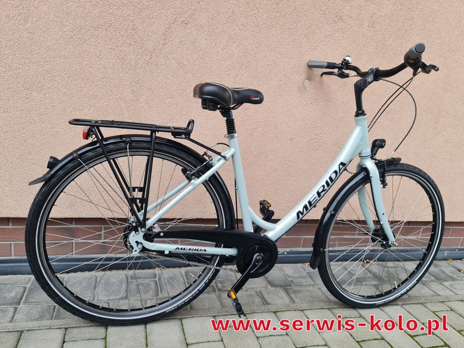Rower damski miejski damka MERIDA koła 28 SHIMANO NEXUS aluminium nowy
