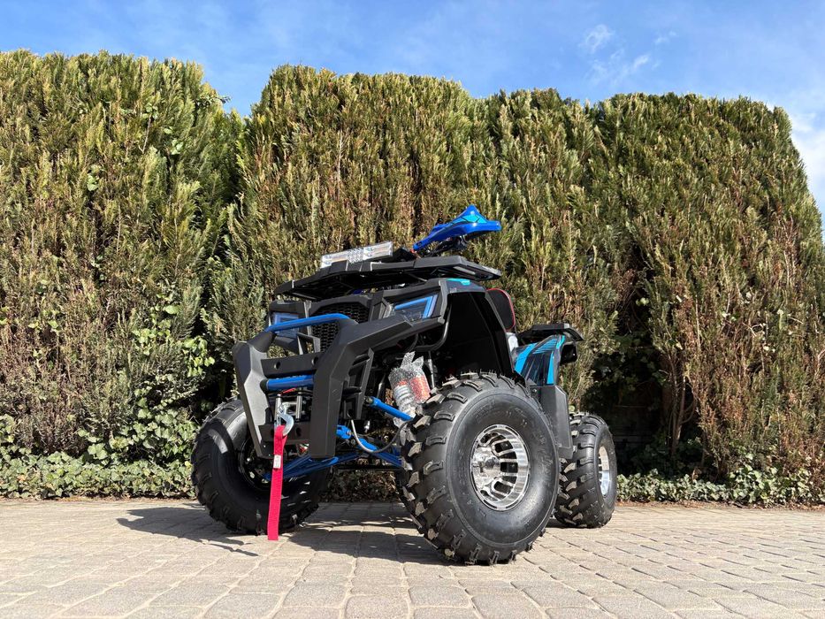 QUAD 150cc XXL // Pelikan Nero // Duża rama wyciagarka alufelgi raty
