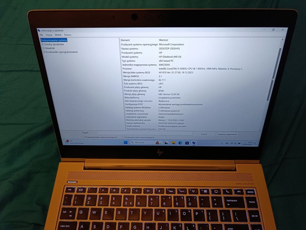 Laptop HP Elitebook 840 G6