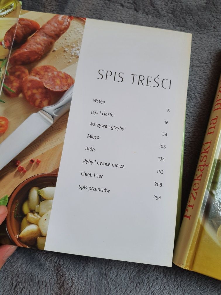 Tapas Przekaski na przyjęcia Książka Kucharska