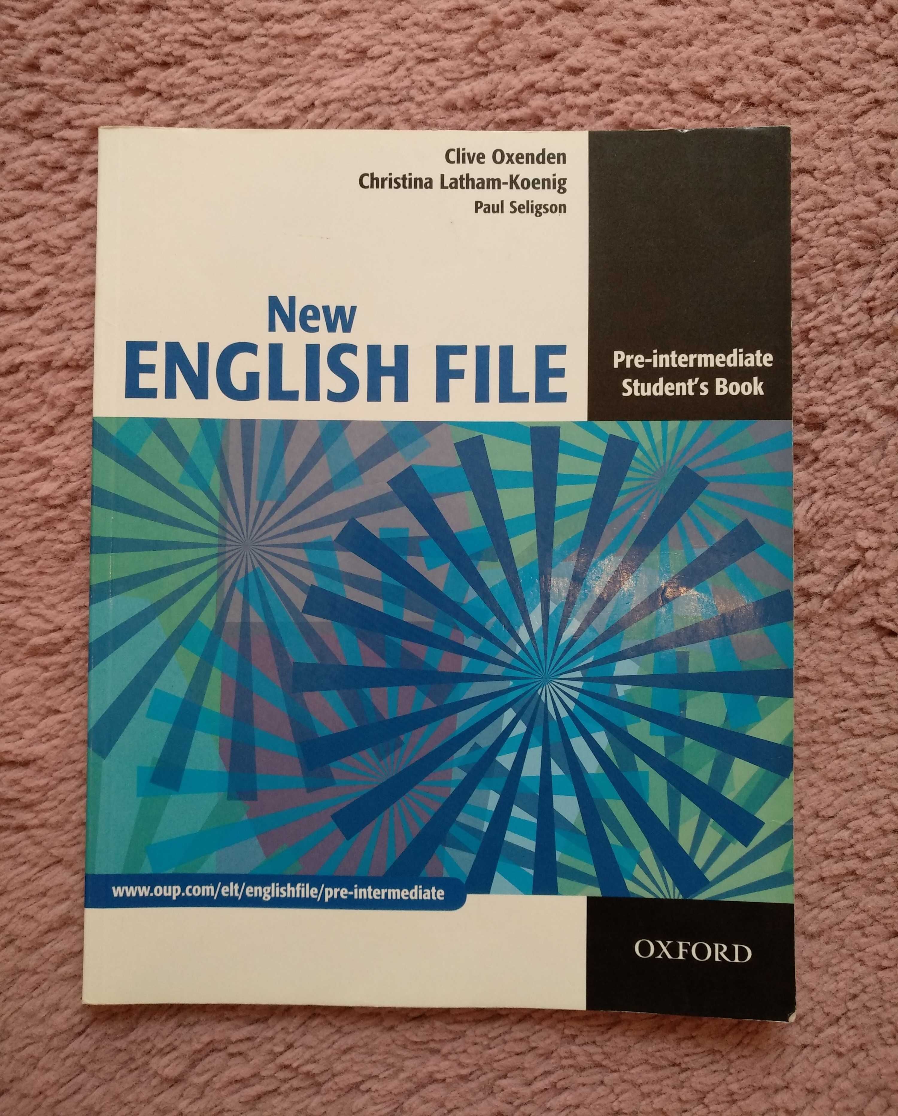 New English File Pre-intermediate książka płyta uzupełnione ćwiczenia