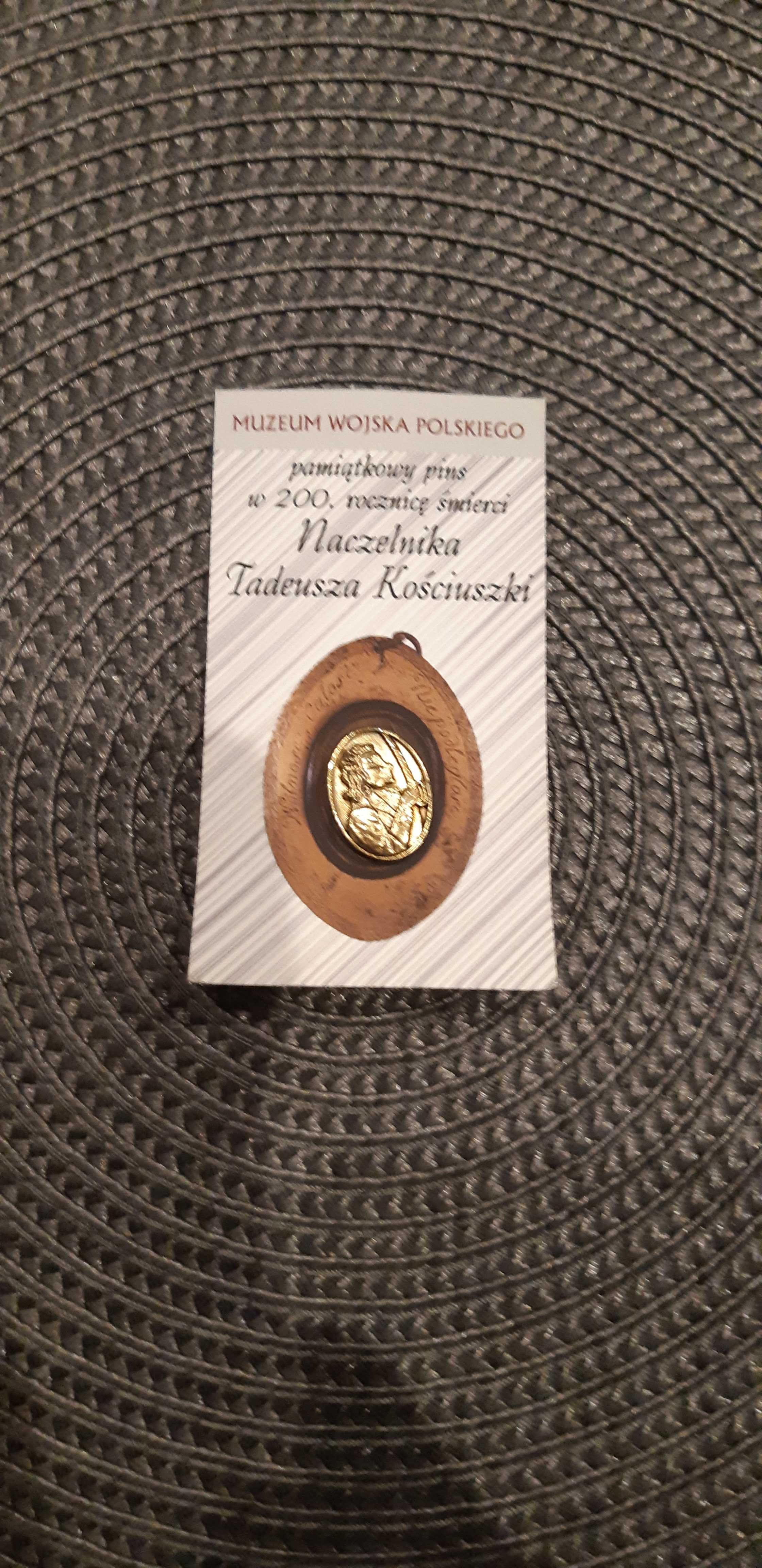 pins 200 rocznica śmierci naczelnika Tadeusza Kościuszki