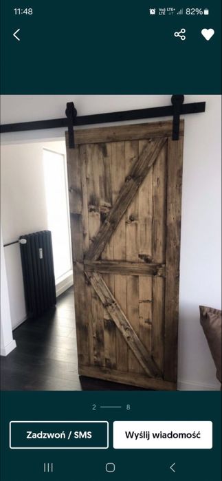 Drzwi przesuwne wraz z systemem