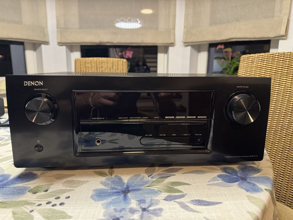 Kino domowe/system audio Denon AVR-2113 + kolumny Quadral i Magnat