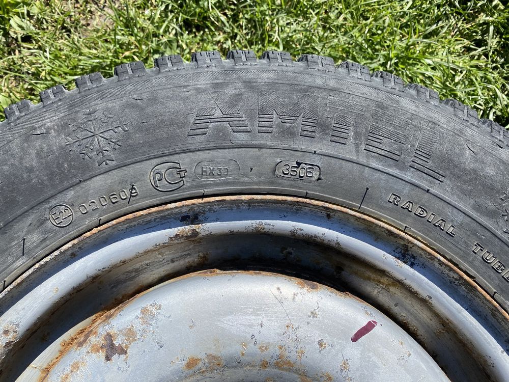 Колеса зимові резина Amtel 175/75 R13 диски WV