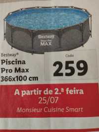 Piscina / Pool Pro MAX BESTWAY - 3,66 m. x 1,00 m, Nova.