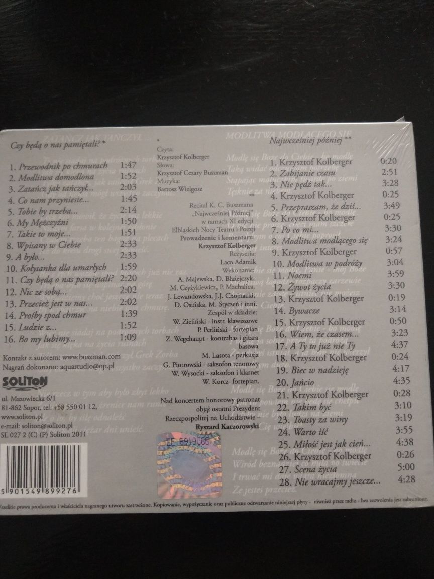 Płyta CD Strofy Życia Krzysztof Kolberger