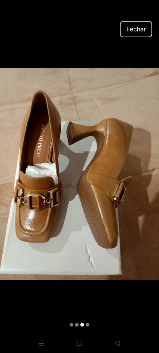 Sapatos de senhora pele n.36