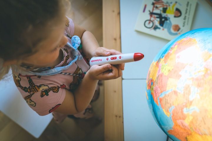 Globus Interaktywny Parlamondo Edukacyjny Podświetlany Z Piórem Mówiąc