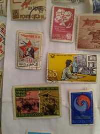 Поштові марки ГДР.СССР поштучно