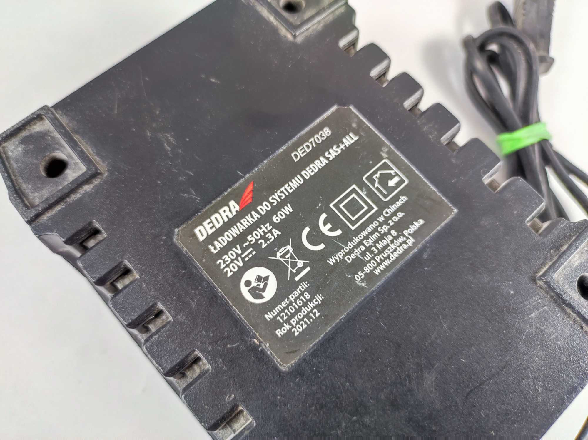 Ładowarka i akumulator 2.0Ah Dedra DED7032 , DED7038
