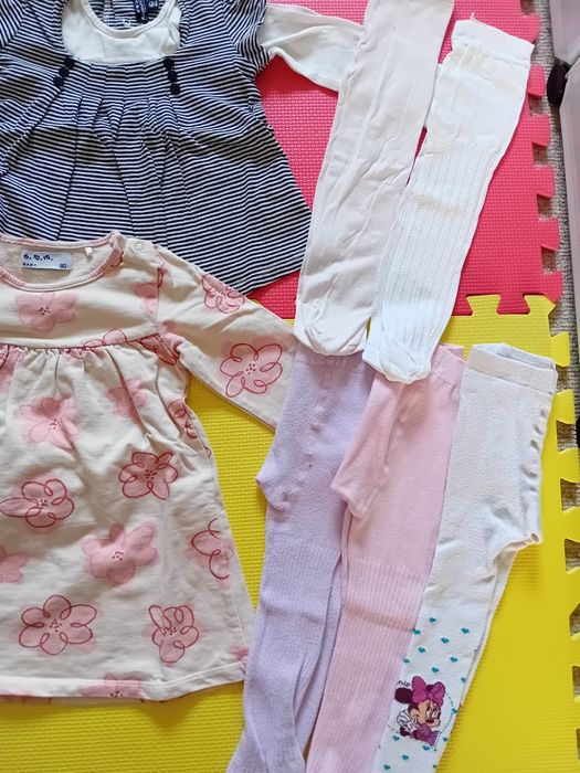 Ubranka dla dziewczynki r.80