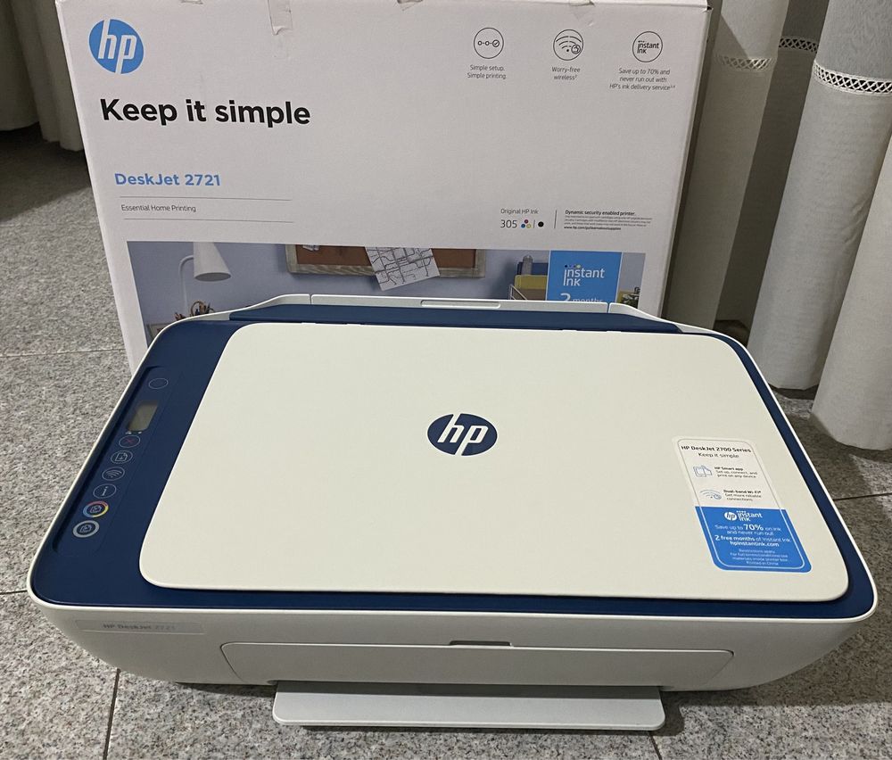 Impressora Hp Deskjet 2721 como nova