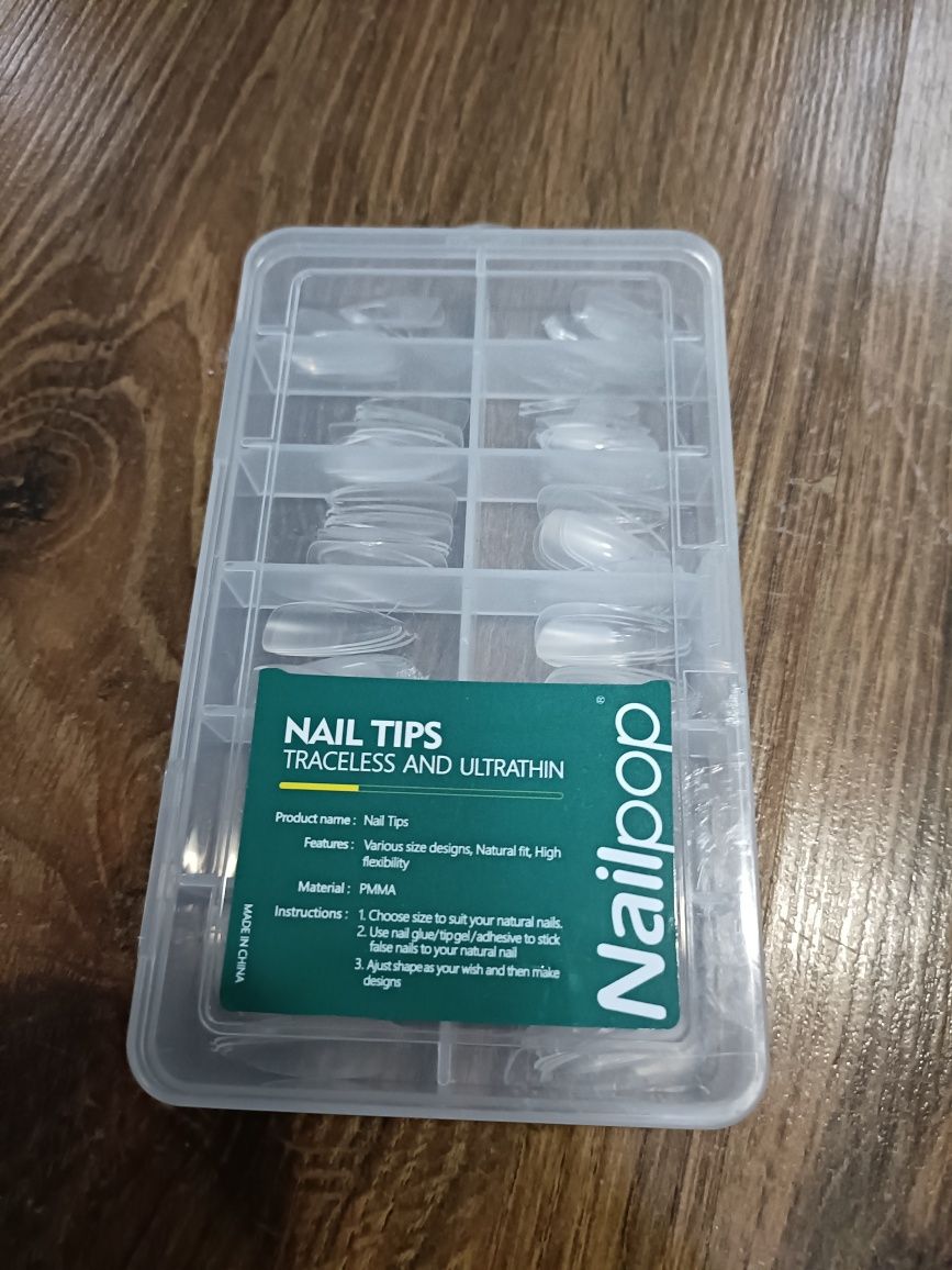 Soft gel tips Nailpop tipsy żelowe