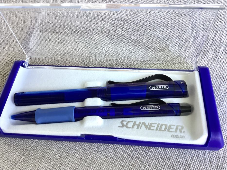 Komplet pióro wieczne i długopis Schneider