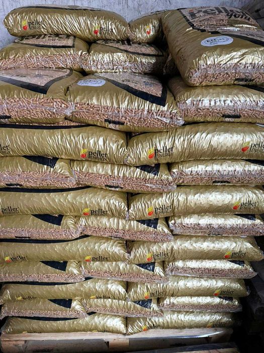 Pellet iglasty GOLD Energy A1 certyfikowany RYCHWAŁ dostawa HDS