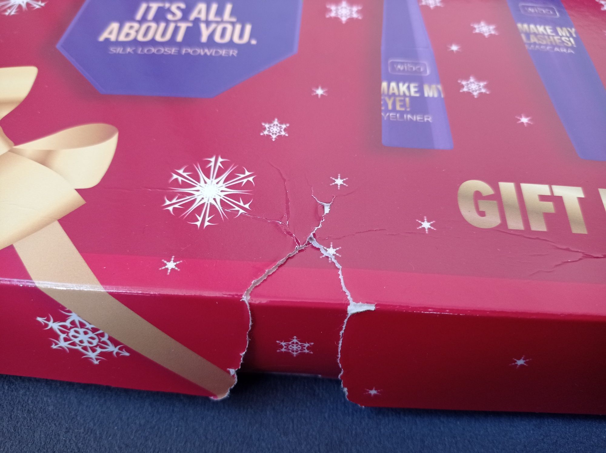 Wibo gift box tusz do rzęs puder eyeliner