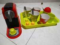 Máquina café brincar com acessórios