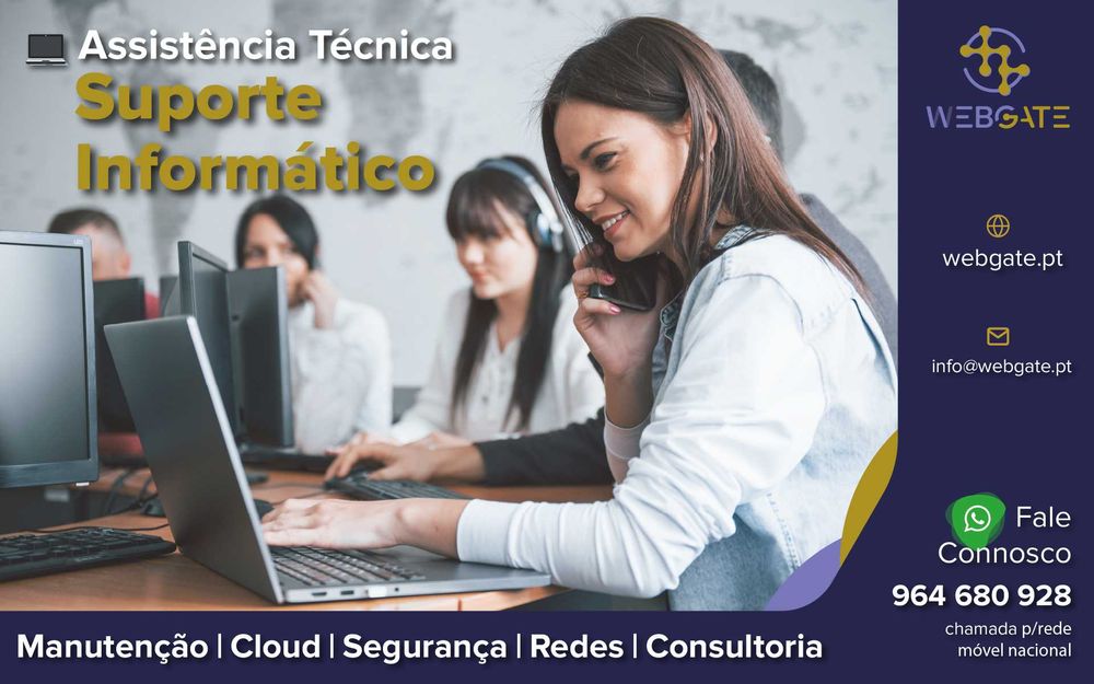 Assistência Técnica e Suporte Informático | Webgate Portugal