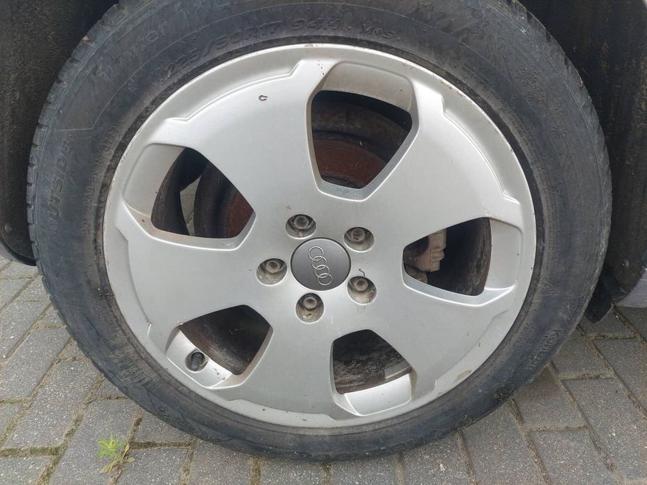 FELGI ALUMINIOWE KOMPLET 5x112 7,5Jx17 ET56 FI57,1 AUDI 8P0601025C