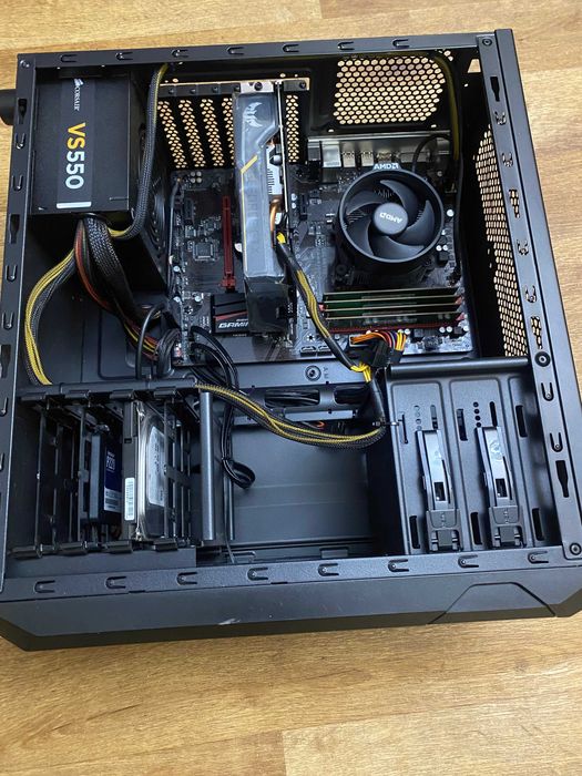 Игровой комп Ryzen 5 1600,32 Gb DDR4,GTX 1660 Ti 6 Gb,nvme 256+SSD 512
