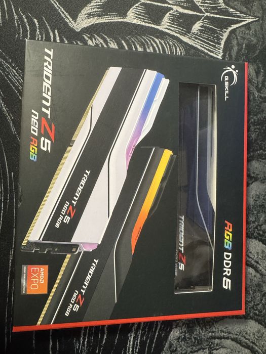 Оперативна пам'ять G.Skill DDR5-6000 32GB Trident Z5 Neo RGB Black