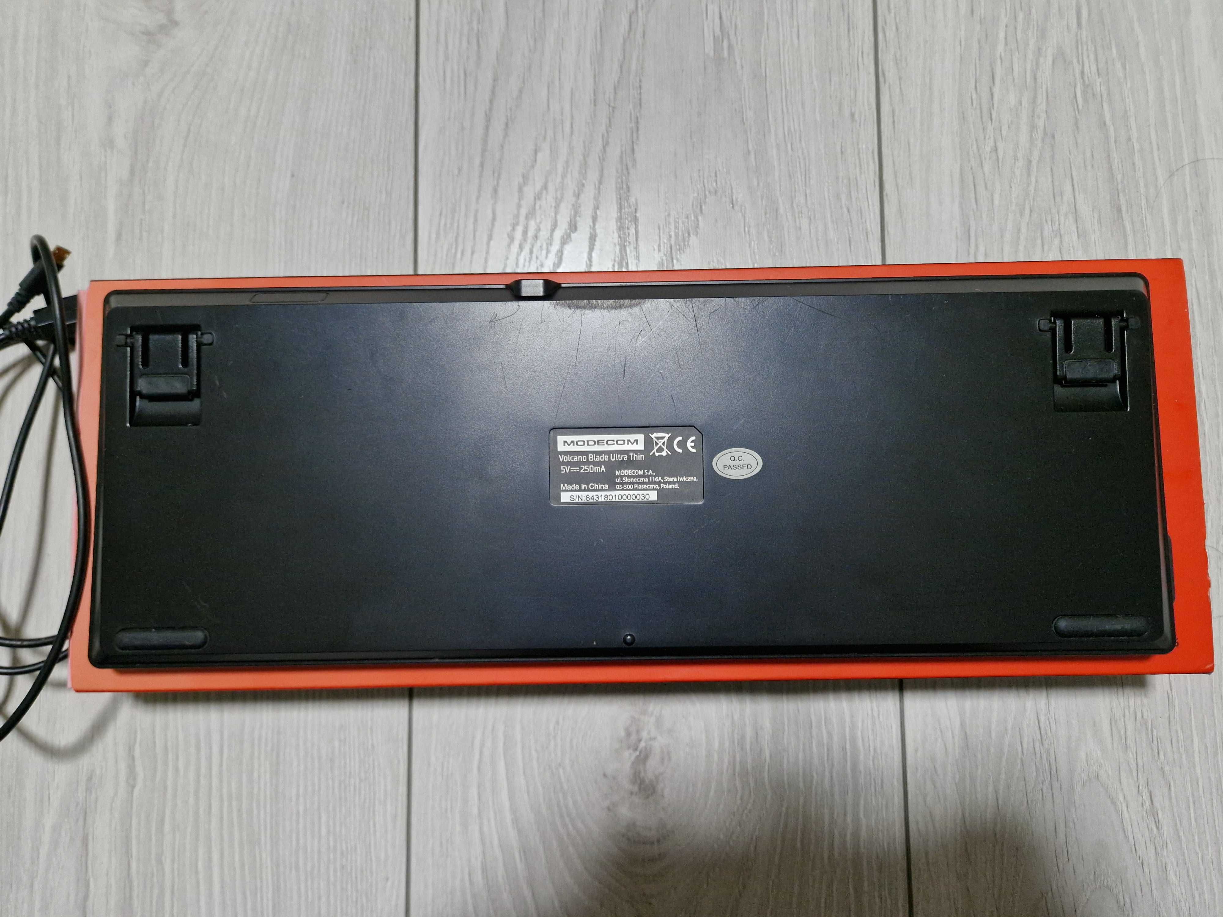 Niskoprofilowa klawiatura mechaniczna Modecom Volcano Blade
