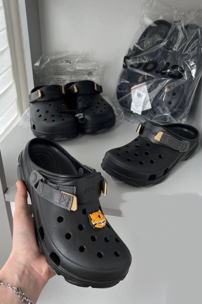 ОРИГІНАЛ Crocs All-Terrain всі розміри! 42 Чорні крокси, сірі крокси