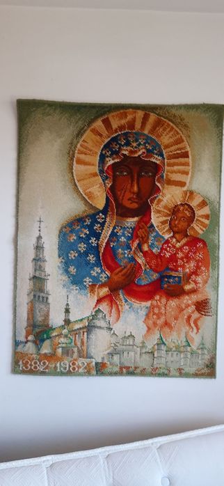 Obraz tkanina Matka Boza Czestochowska
