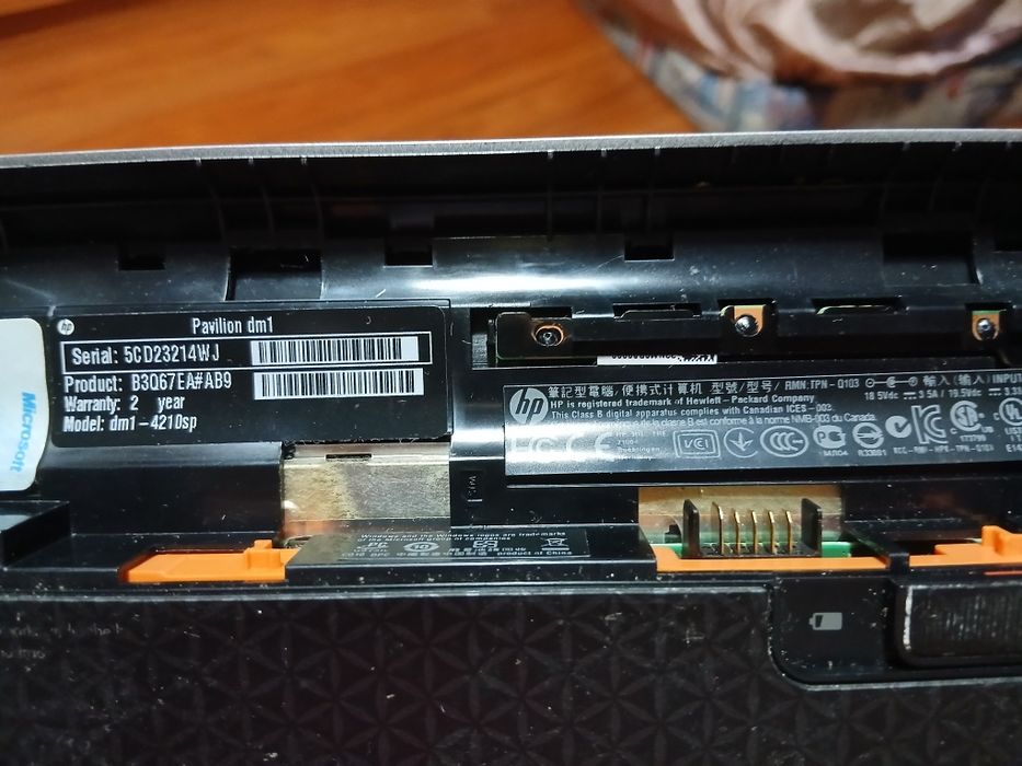 Computador portátil hp