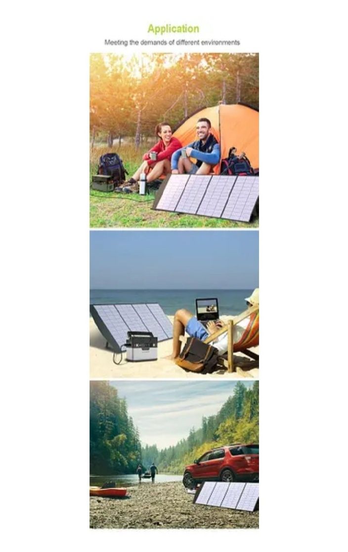 Складна сонячна панель Allpowers 18V 200W