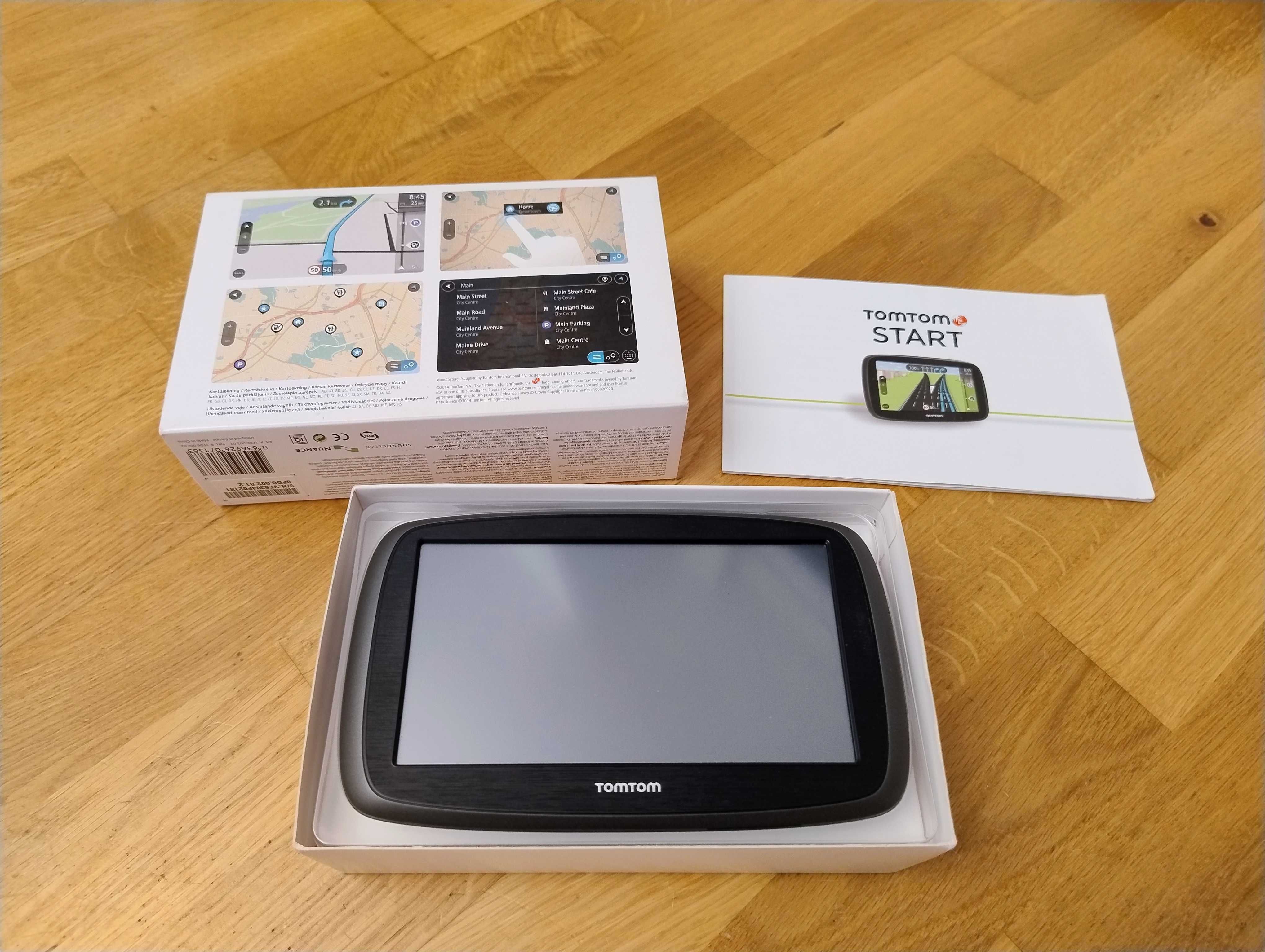 TomTom Start 60 – nawigacja GPS – komplet – uszkodzona, nie włącza się
