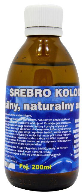 SREBRO Koloidalne 15 ppm