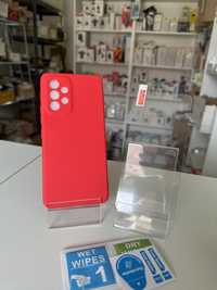 Etui czerwone + szkło hartowane Samsung A53 5G
