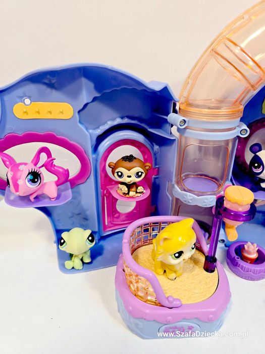 LITTLEST PET SHOP - Domek z Rurą dla Lps + Figurki Lps