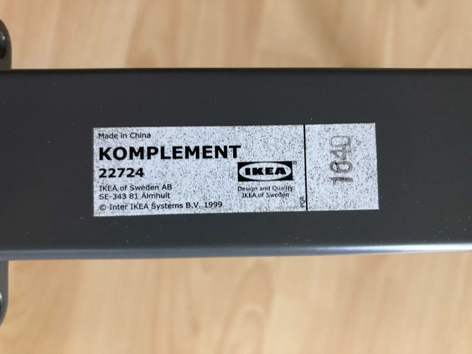 Ikea Komplement drążek wysuwany wieszak na ubrania