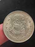 moeda em prata 1 peso 1963