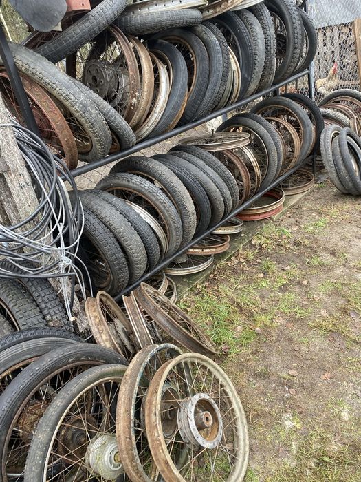 Koło koła wsk shl wfm junak simson jawa mz romet komar kadet do wózka