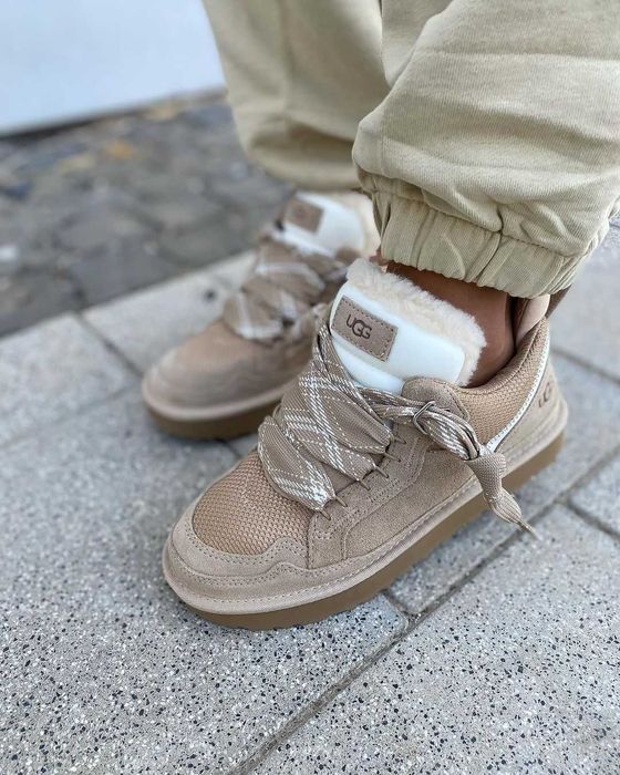 Угги/Угг/Уггі/Угі/UGG Australia Lowmel Sneaker Beige/Кросівки UGG
