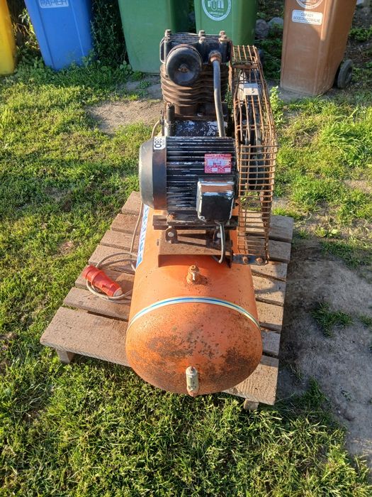 Kompresor sprężarka 100l Sprawny 380v 10 bar
