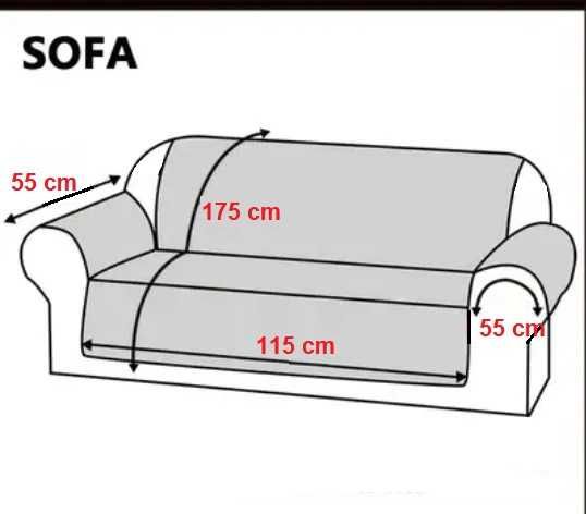 Narzuta w angielskie róże - sofa 2 os. 115 x 175 cm