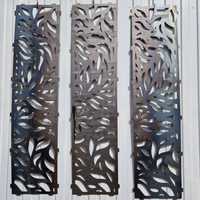 Лазерная резка металла Металлические вставки Забор ранчо Ворота жалюзи