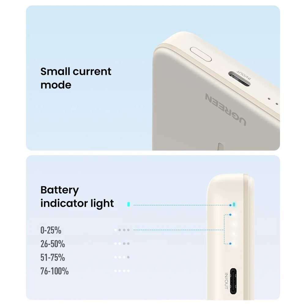 Беспроводной повербанк для айфона Power Bank 10000 павер банк магсейф